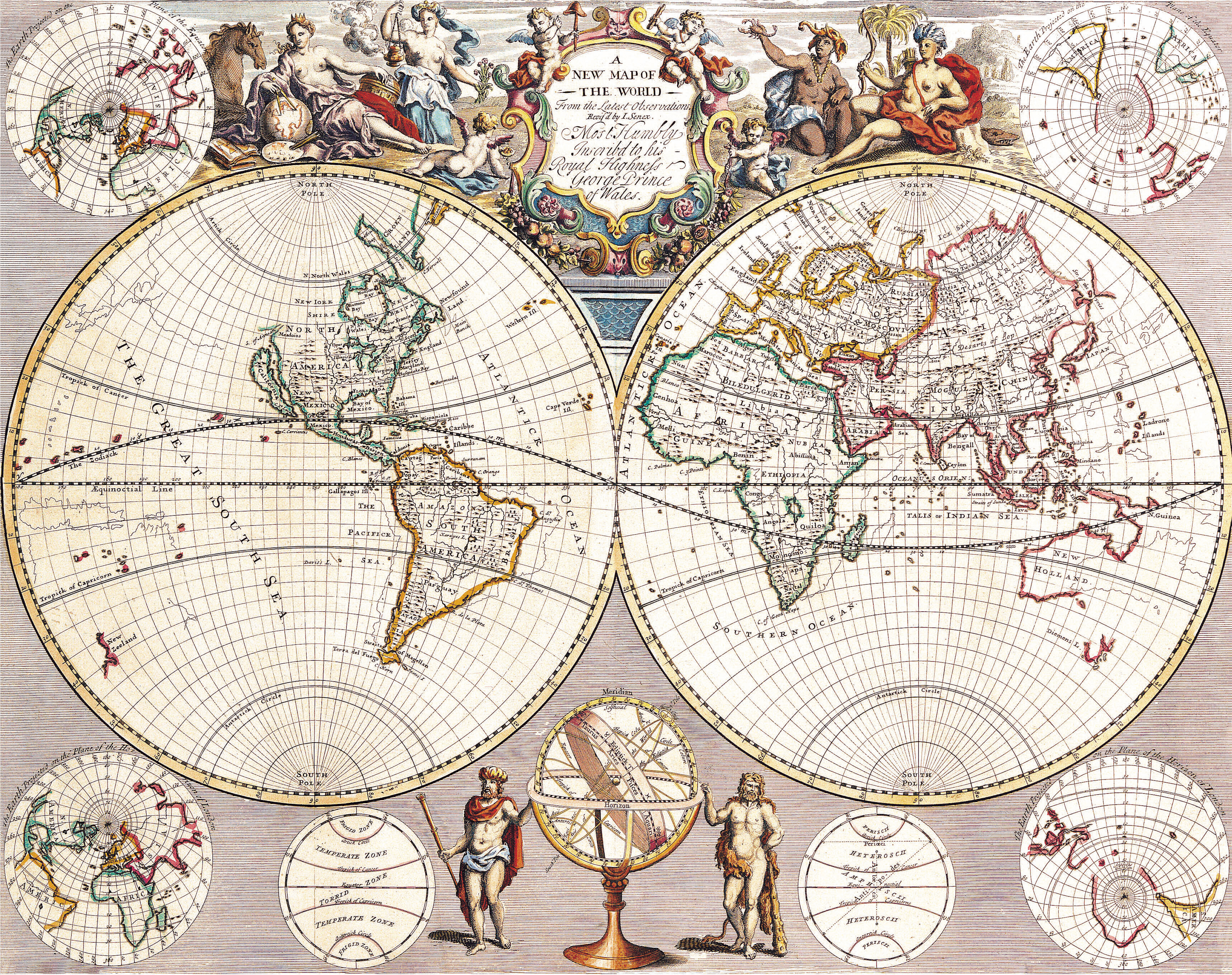This meme is a humorous illustration of a classic world map, but with a twist: the continents are now shaped like cartoon characters. The text "A NEW MAP OF THE WORLD" is written in a fancy, old-fashioned font at the top of the image. The map itself is a playful, exaggerated representation of the world, with cartoonish shapes and features.